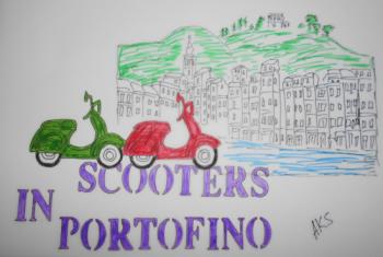 Scooters-in-Portofino-script-by-Kate-AKS-Aksonova